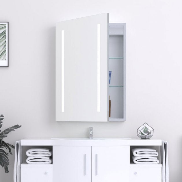 Kartell Spectrum 500 x 700 LED Illuminated Mirrored Bathroom Cabinet