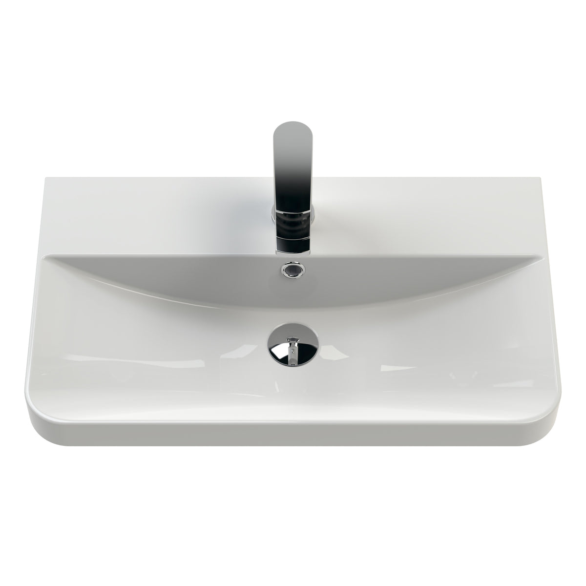 Core Wall Hung 2 Door Vanity With Ceramic Basin 600mm - Mersey Bathrooms Ltd