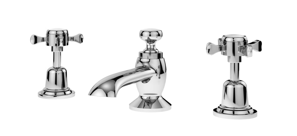 Selby 3 Tap Hole Deck Basin Mixer