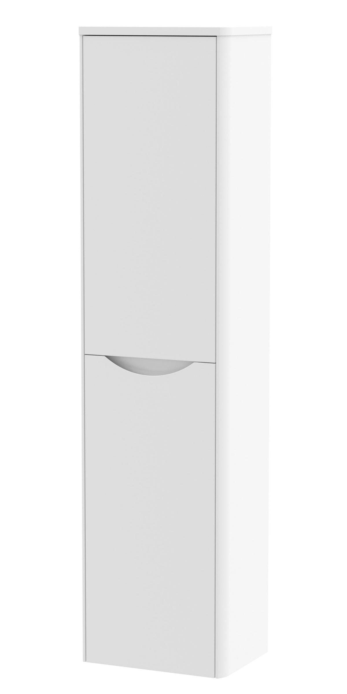 Lunar Wall Hung 2 Door Tall Unit, 356mm - Mersey Bathrooms Ltd