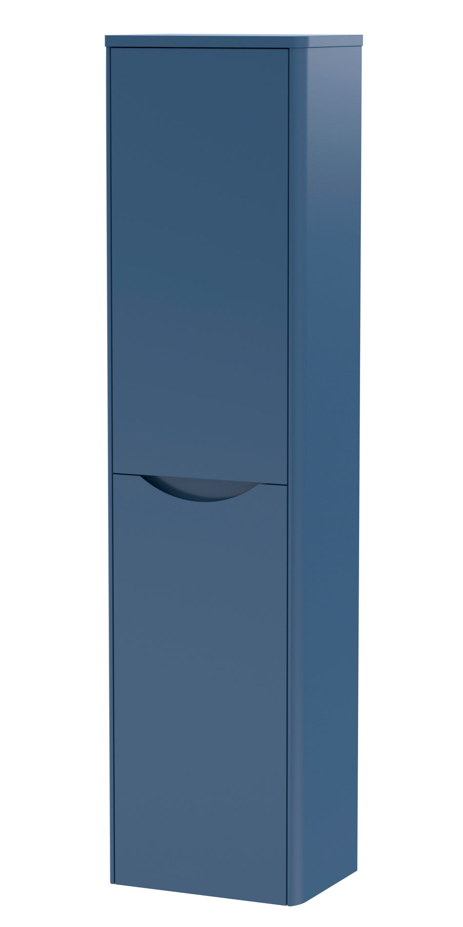 Lunar Wall Hung 2 Door Tall Unit, 356mm - Mersey Bathrooms Ltd