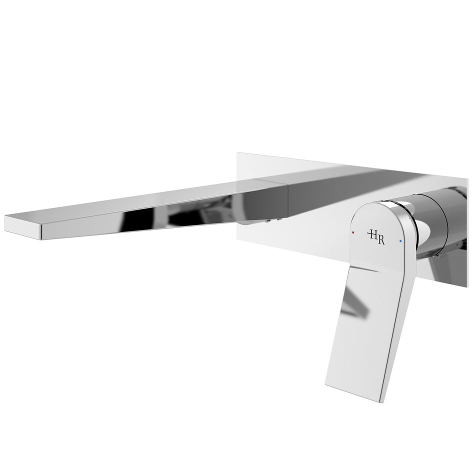 HR Soar Wall Plated Single Lever Basin Mixer