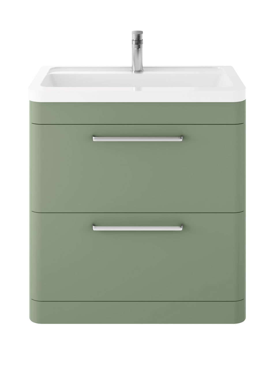 HR Solar Floor Standing 2 Drawer Vanity Unit with Ceramic Basin 800mm