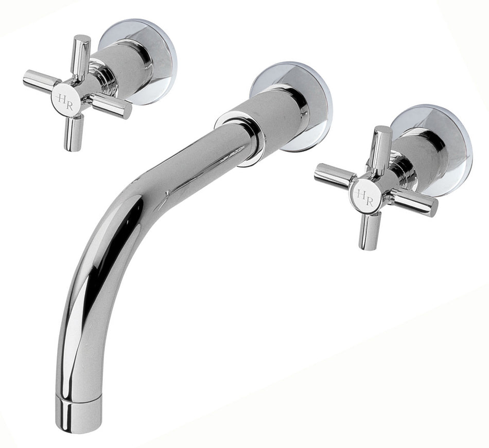 HR Tec Crosshead Wall Mounted Basin Mixer