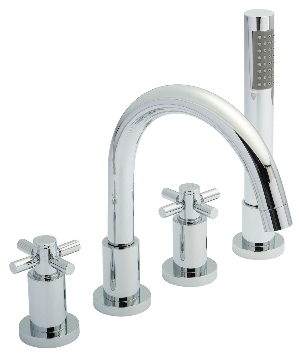 HR Tec Crosshead 4 Tap Hole Bath Mixer