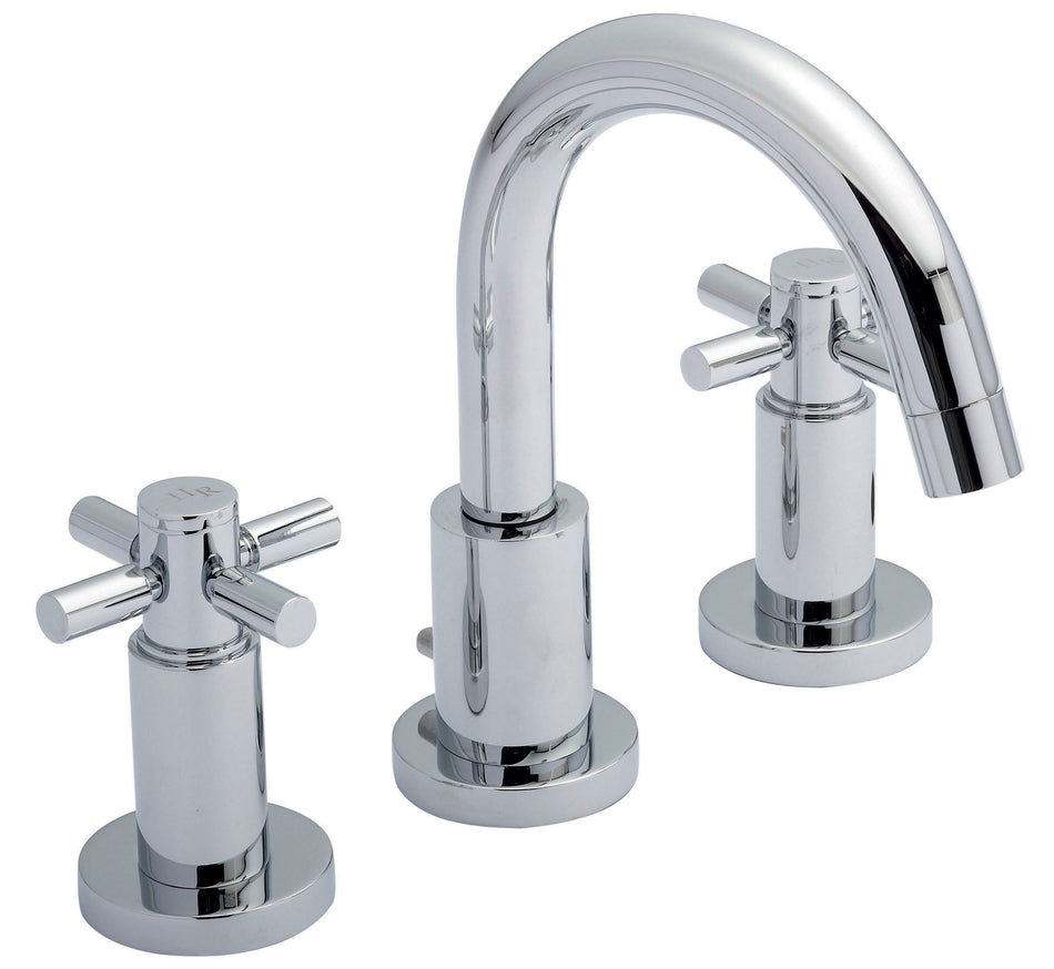 HR Tec Crosshead 3 Tap Hole Basin Mixer