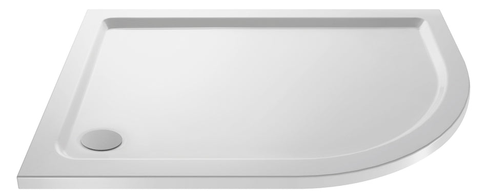 Offset Quadrant Slimline Shower Tray Right Hand